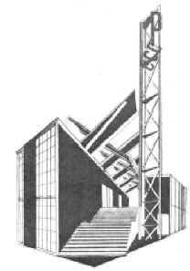 Павильон СССР на выставке в Париже. Проект. 1925