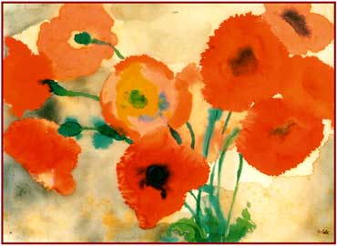 Красные маки. Около 1920. Галерея Леонарда Хаттона, Нью-Йорк