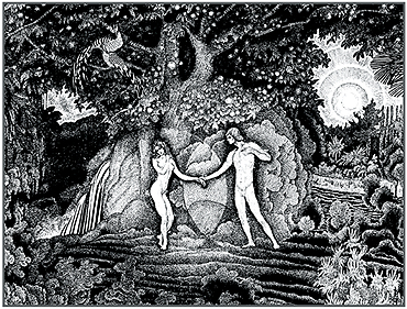 К. Юон. Адам и Ева