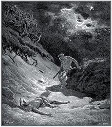 Г. Доре. Смерть Авеля