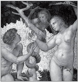 Рафаэль. Адам и Ева