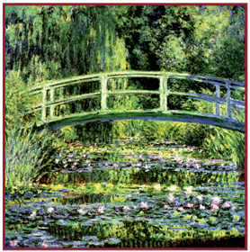 Клод Моне. Водяные лилии и японский мостик