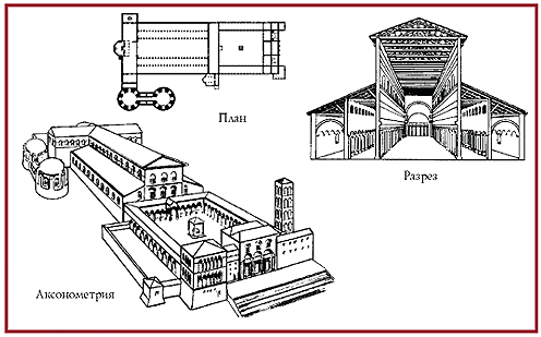 Старая базилика св. Петра. 326. Рим