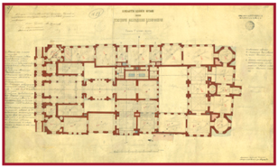 План 1 этажа. 1876