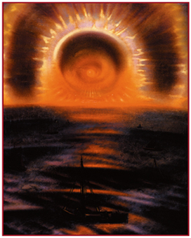 К. Редько. Полуночное солнце (Северное сияние). 1925