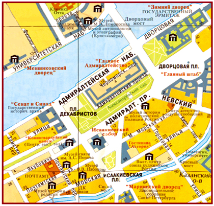 Сенатская площадь дом 3 санкт петербург карта