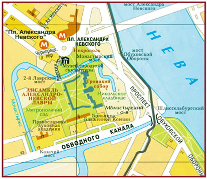 Характеристики Александро-Невской лавры