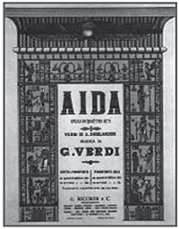 Титульный лист первого издания оперы Дж. Верди «Аида»